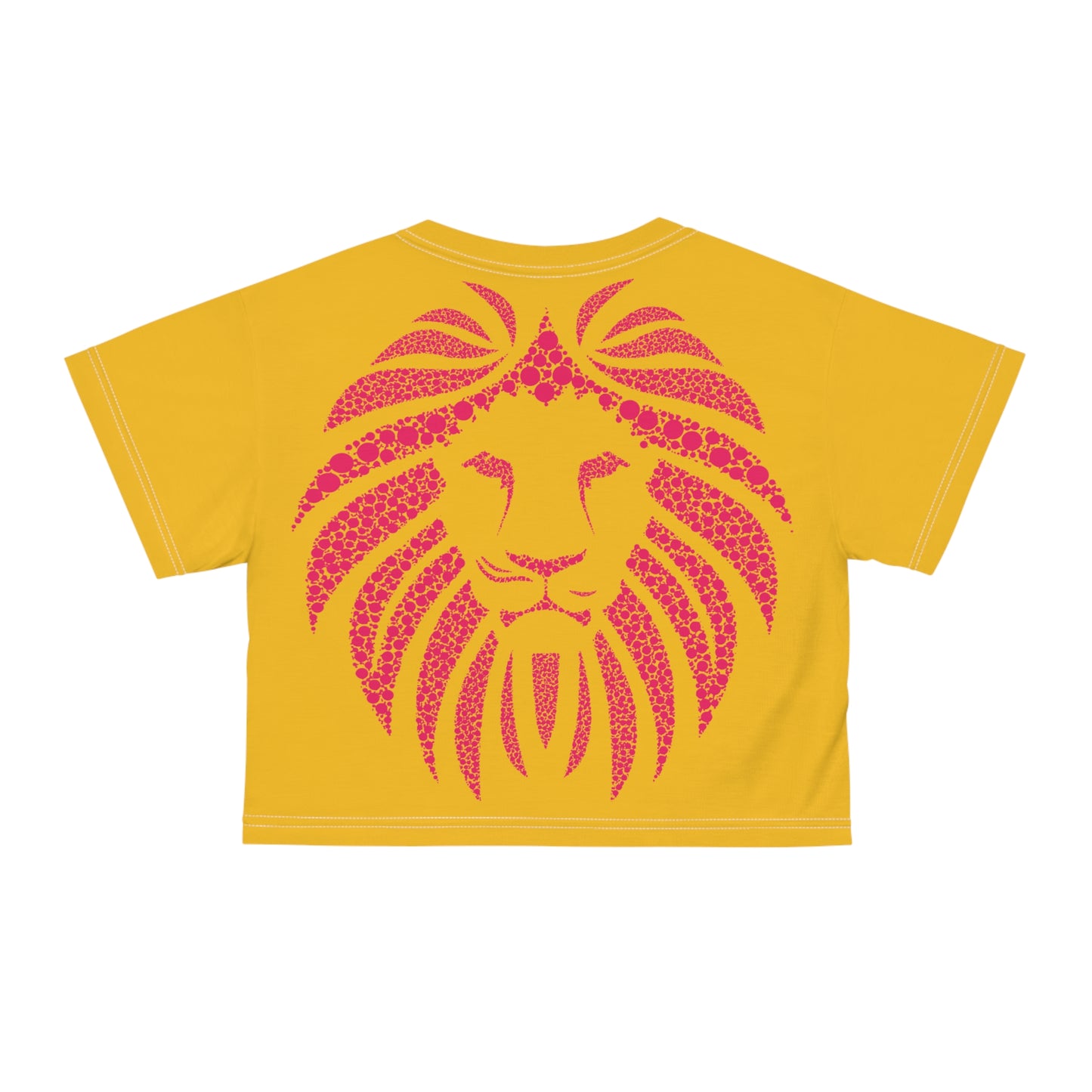 Princess Lion On Gold Crop Tee