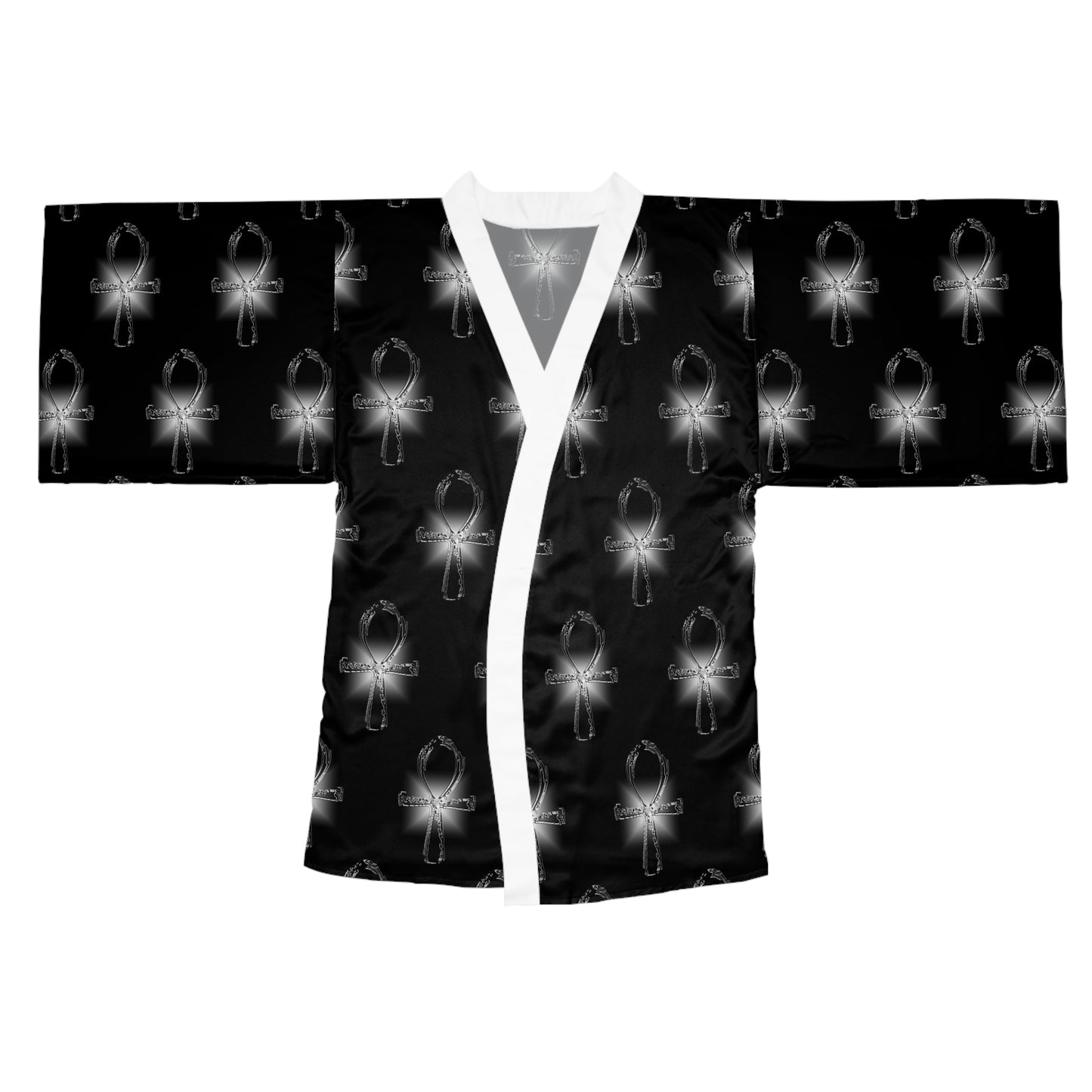 Glass ANKH Long Sleeve Kimono Robe