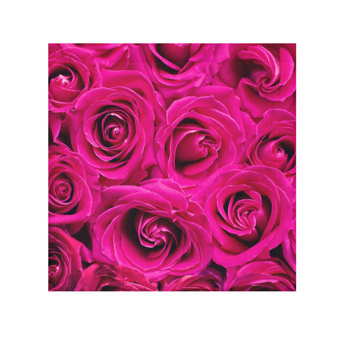 Pink-Roses Face Towel