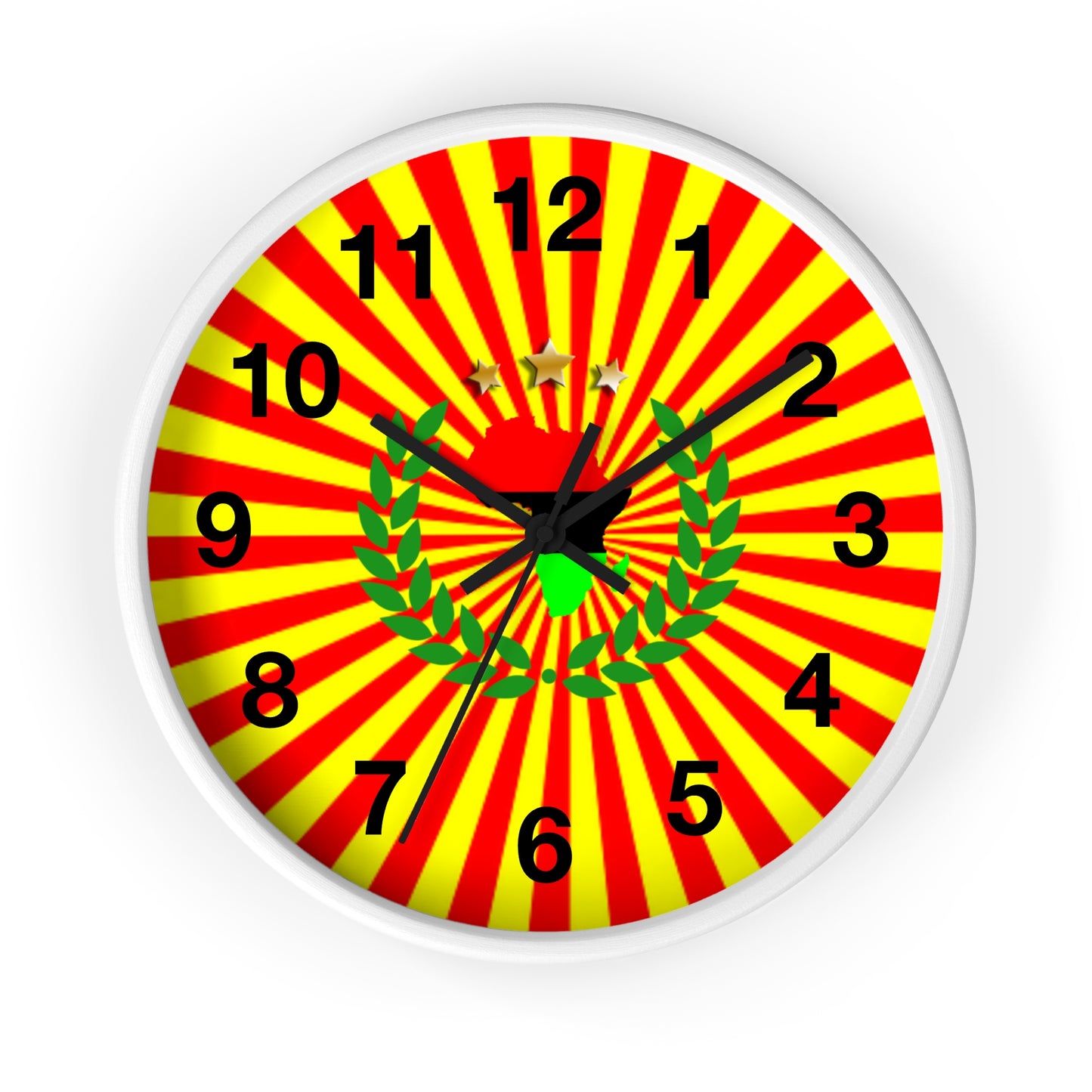 African Sun Ray's Wall clock