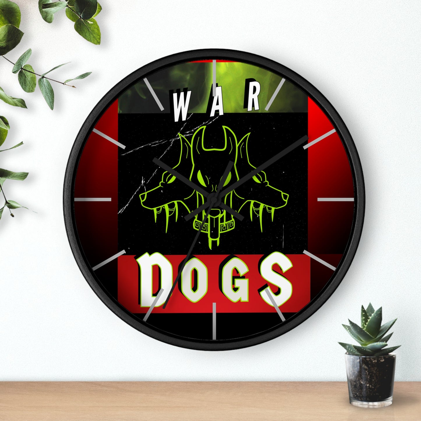 WAR DOGS Wall clock