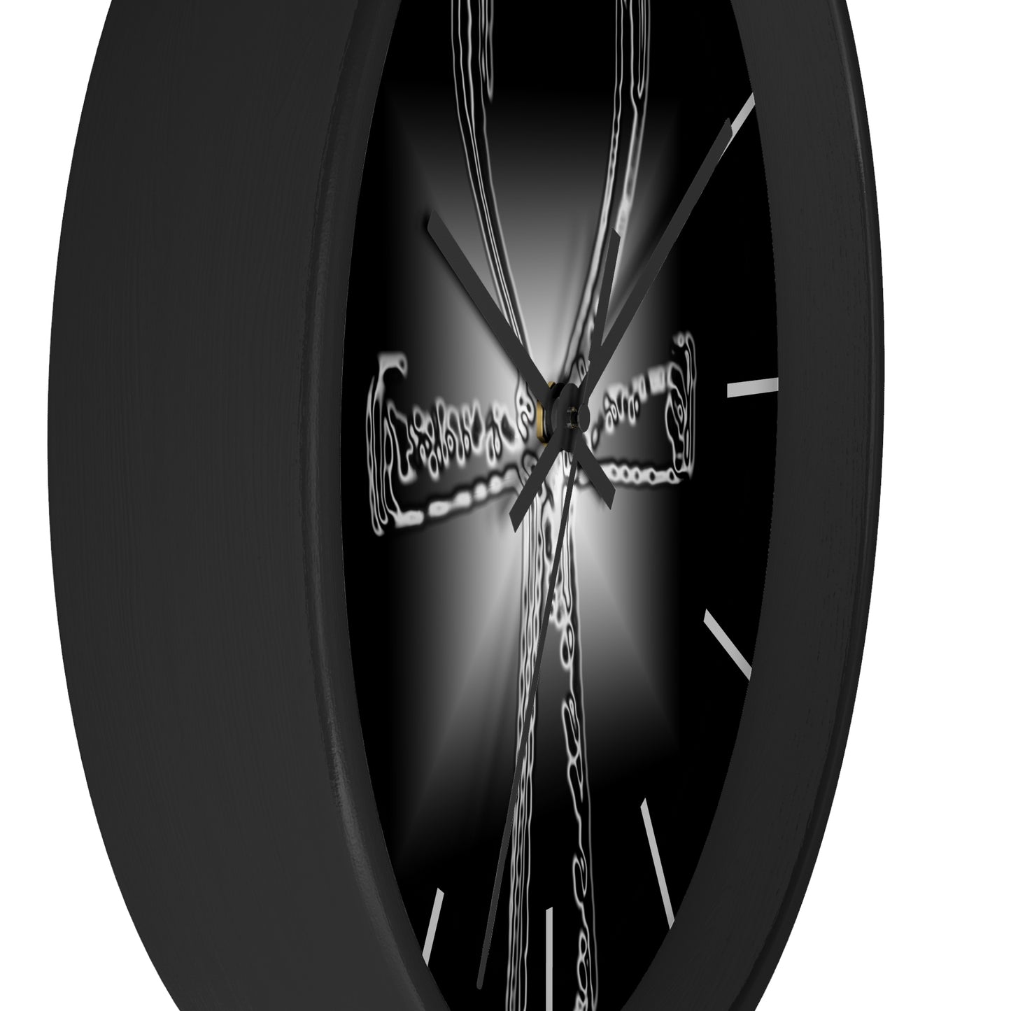 Glass Ankh Wall clock