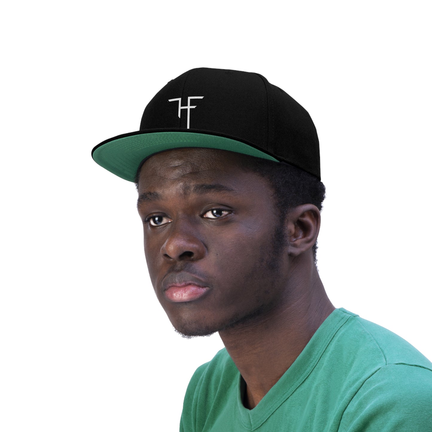 T F H (EMBROIDERED)  Unisex Flat Bill Hat