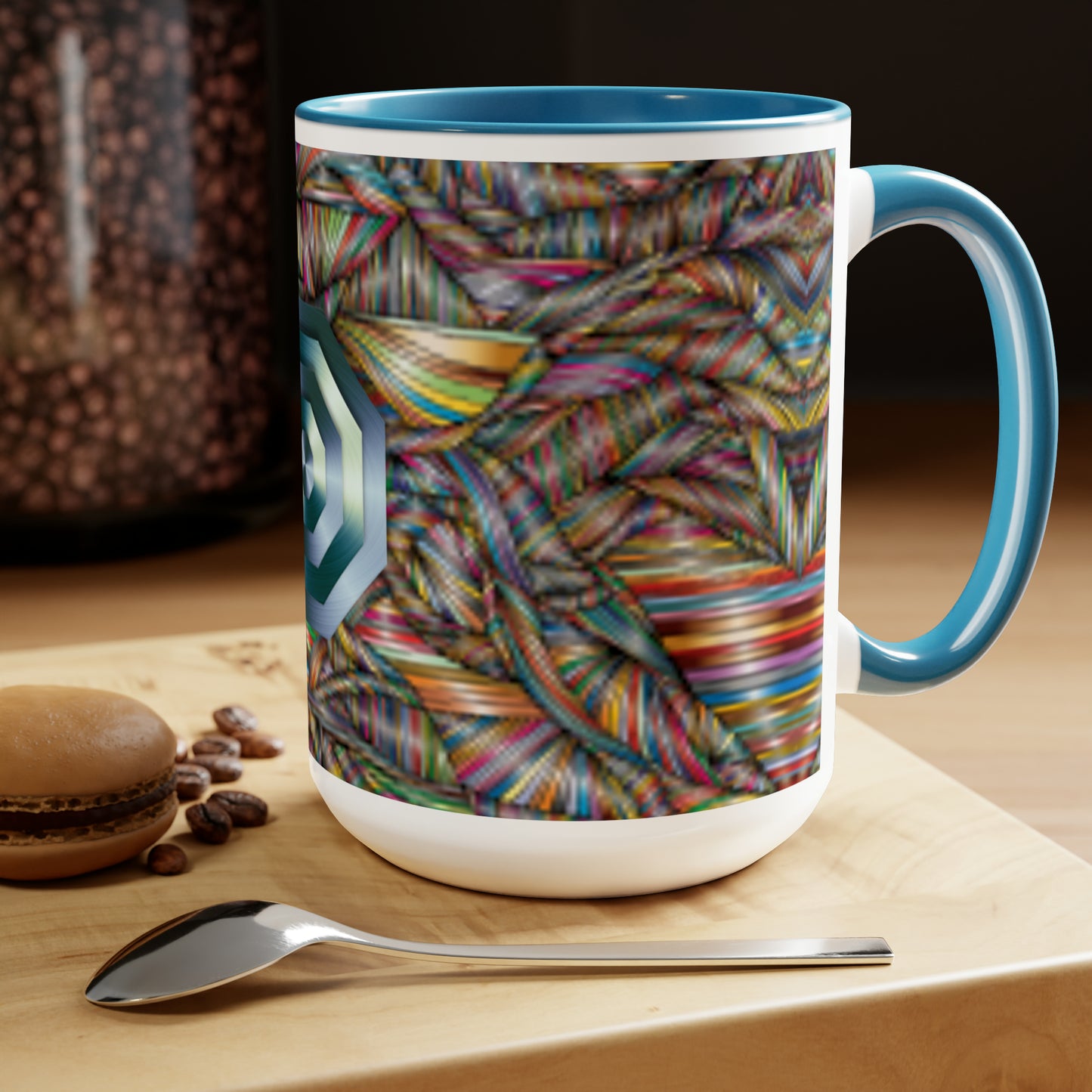 Cerebral Two-Tone Coffee Mugs, 15oz