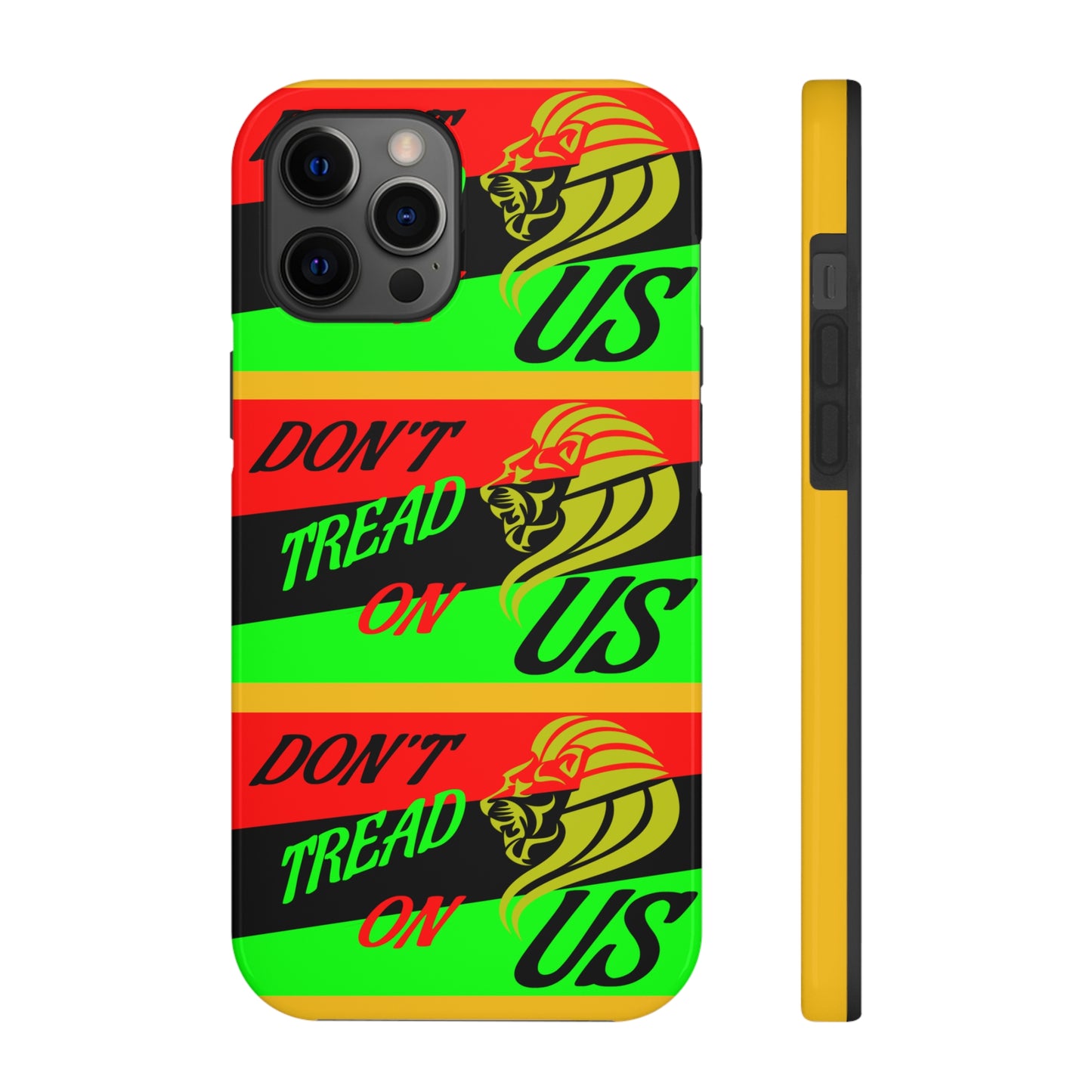 "Don't Tread On Us" African Diaspora Flag X's 3 Tough Phone Cases, Case-Mate