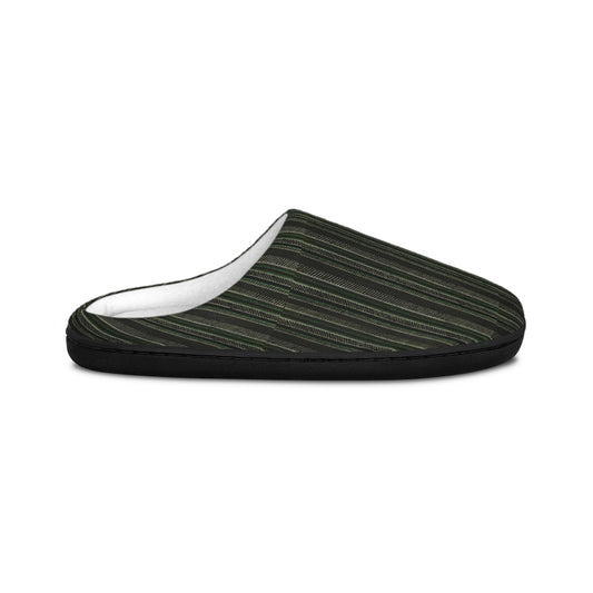 Gray is Black Men's Indoor Slippers