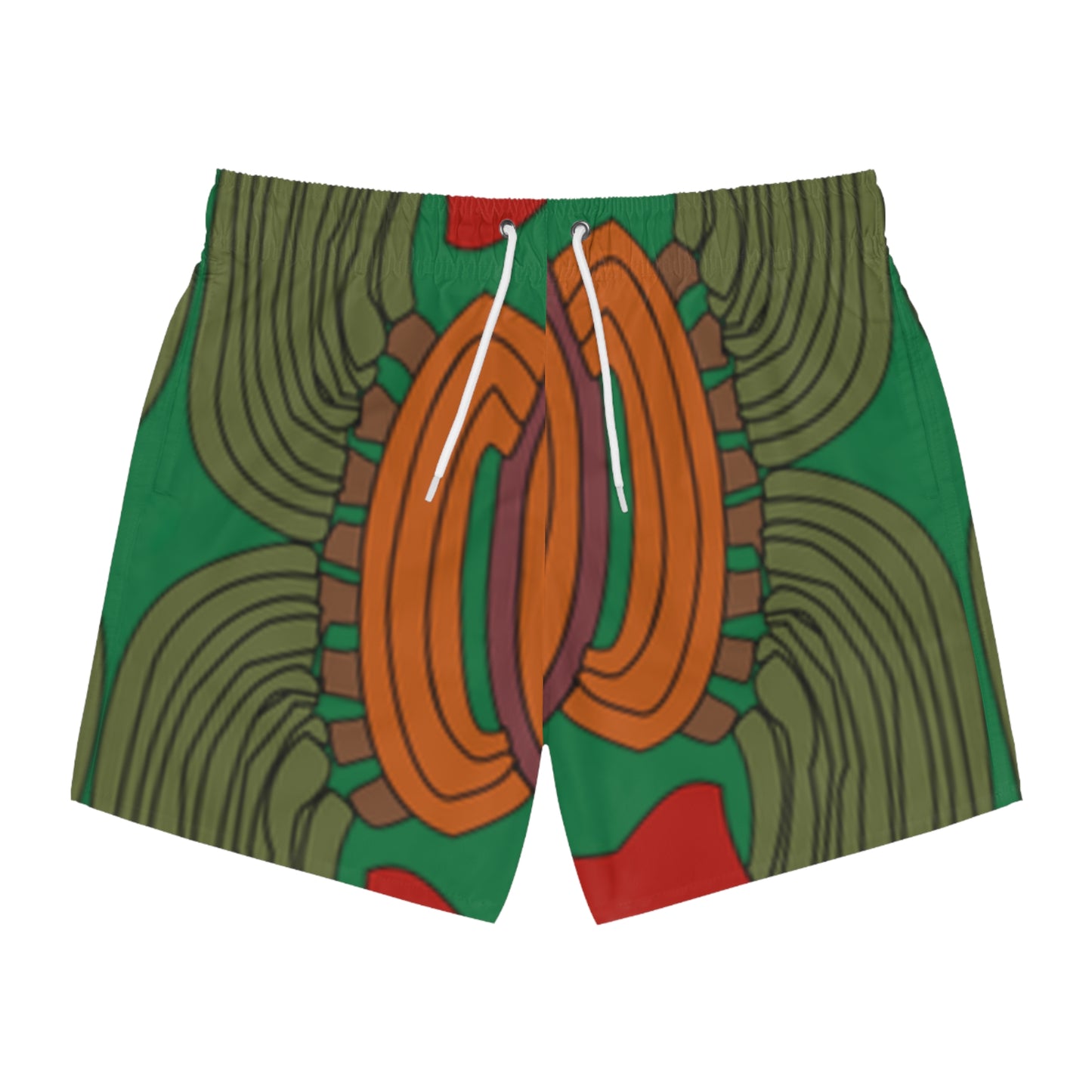 War Drum Swim Trunks (AOP)