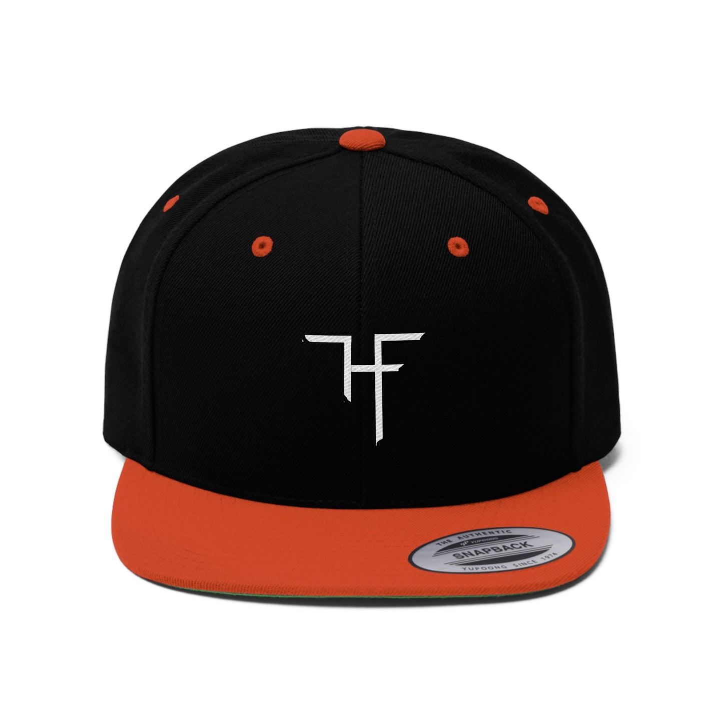 T F H (EMBROIDERED)  Unisex Flat Bill Hat