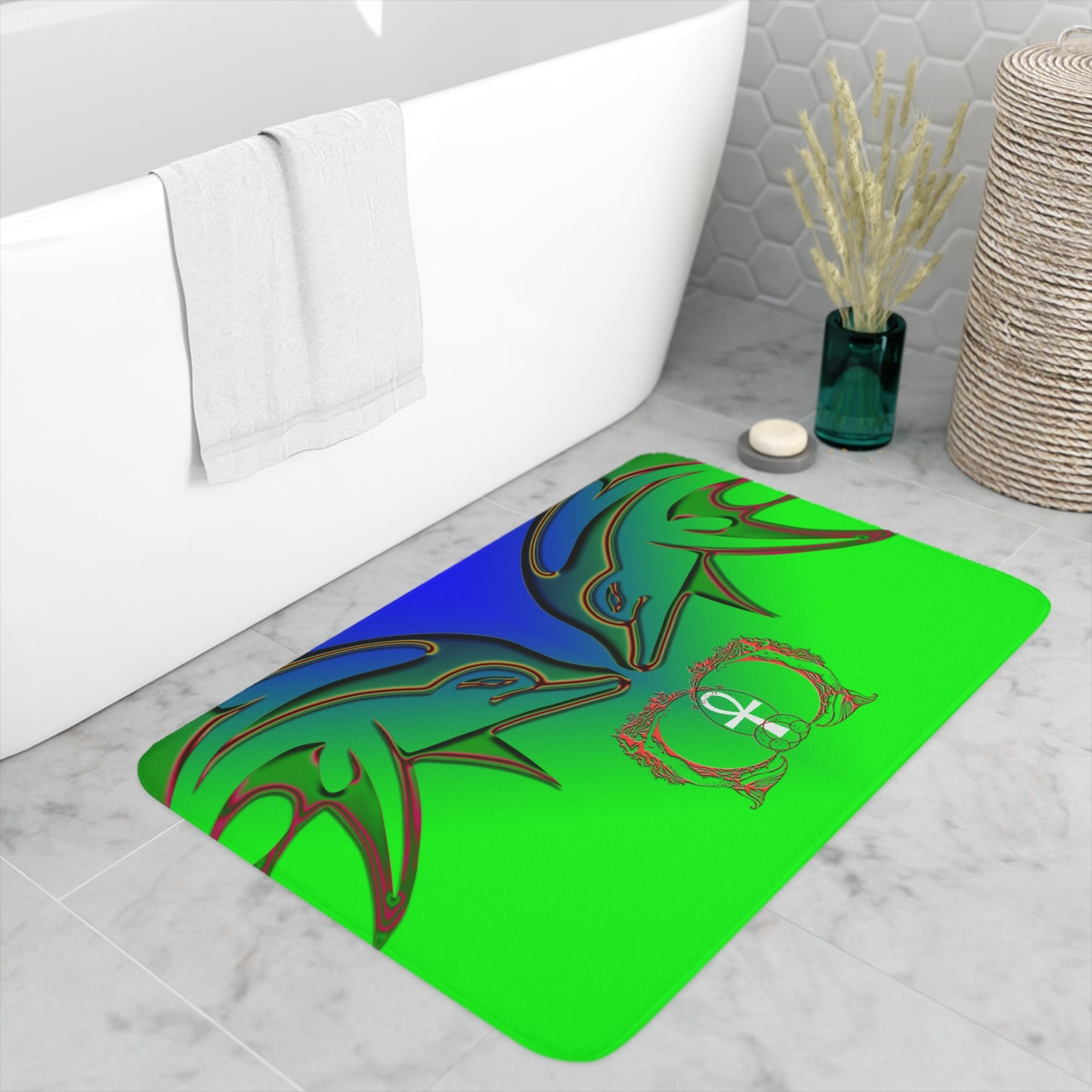 Mammalian Knowledge   Memory Foam Bath Mat