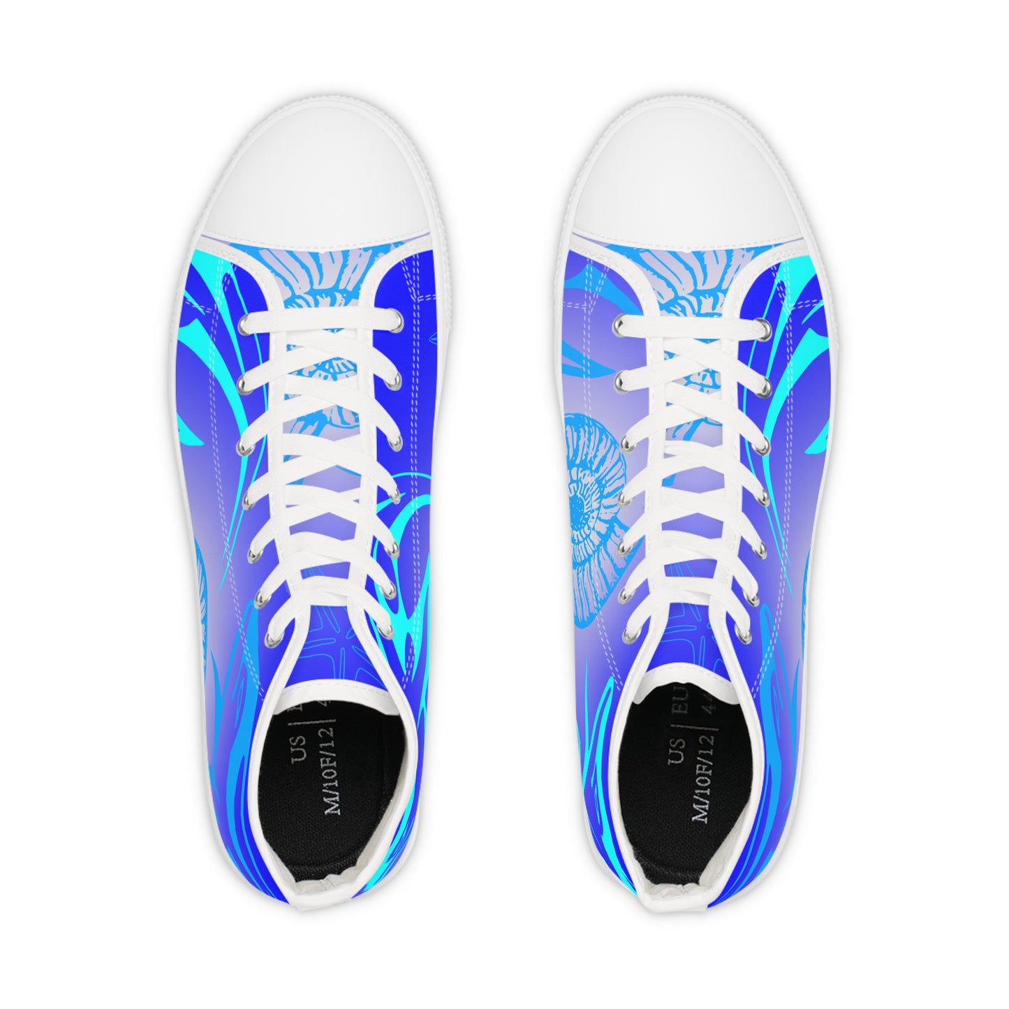 Blue Fish 2 Fish    Men's High Top Sneakers