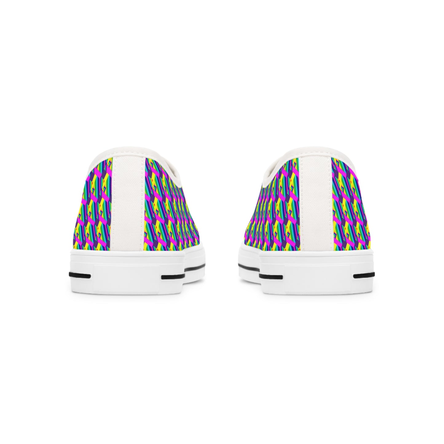 Rainbow Collage       Women's Low Top Sneakers