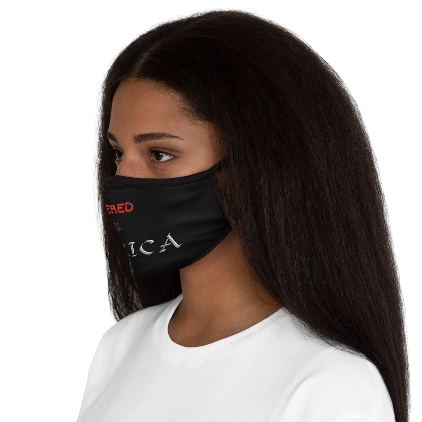 Powered By Africa Fitted Polyester Face Mask