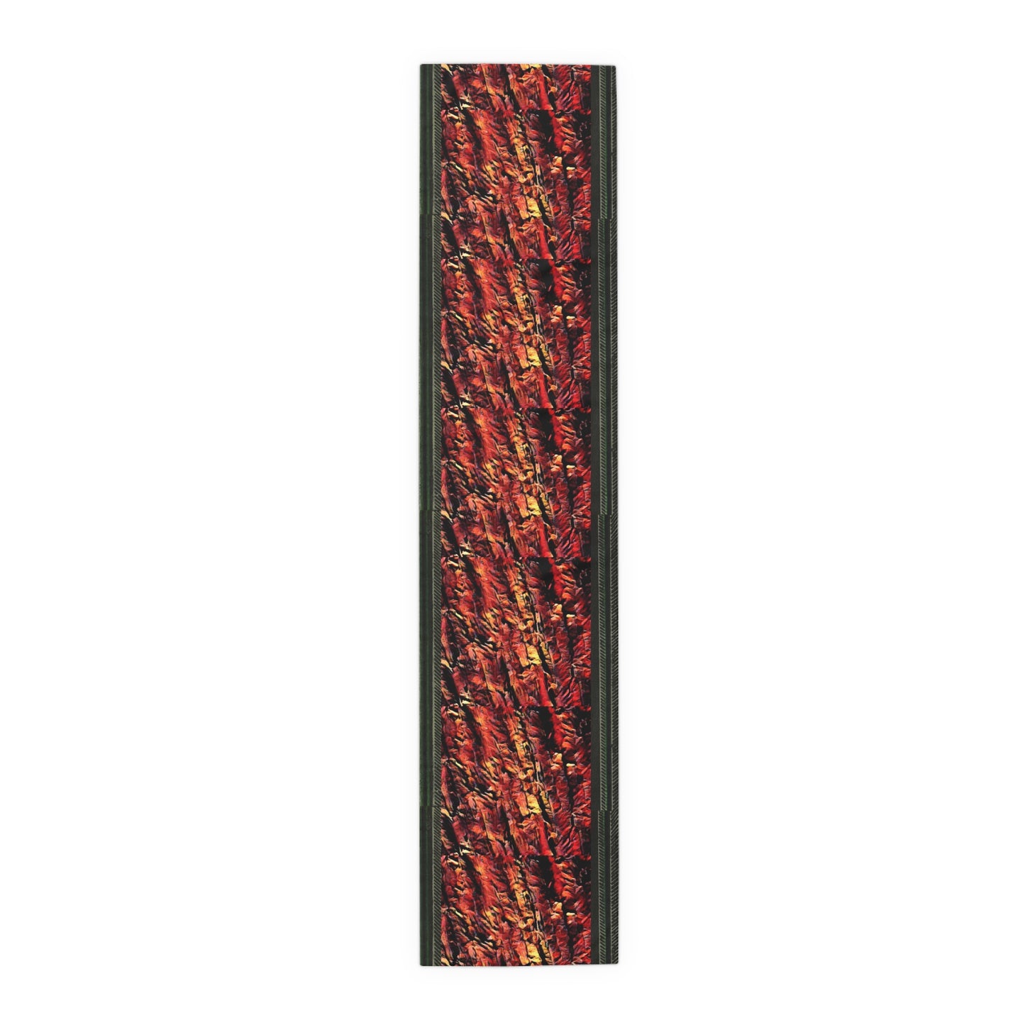 Red Wood Table Runner (Cotton, Poly)