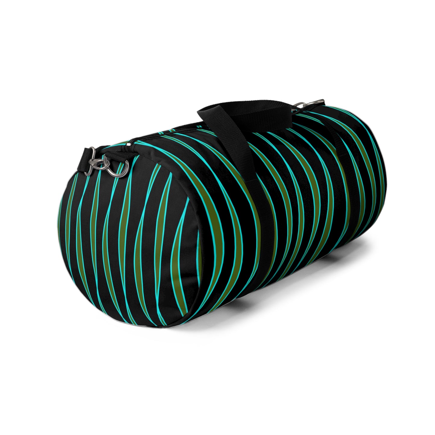 Light Ribbons (Black) Duffel Bag