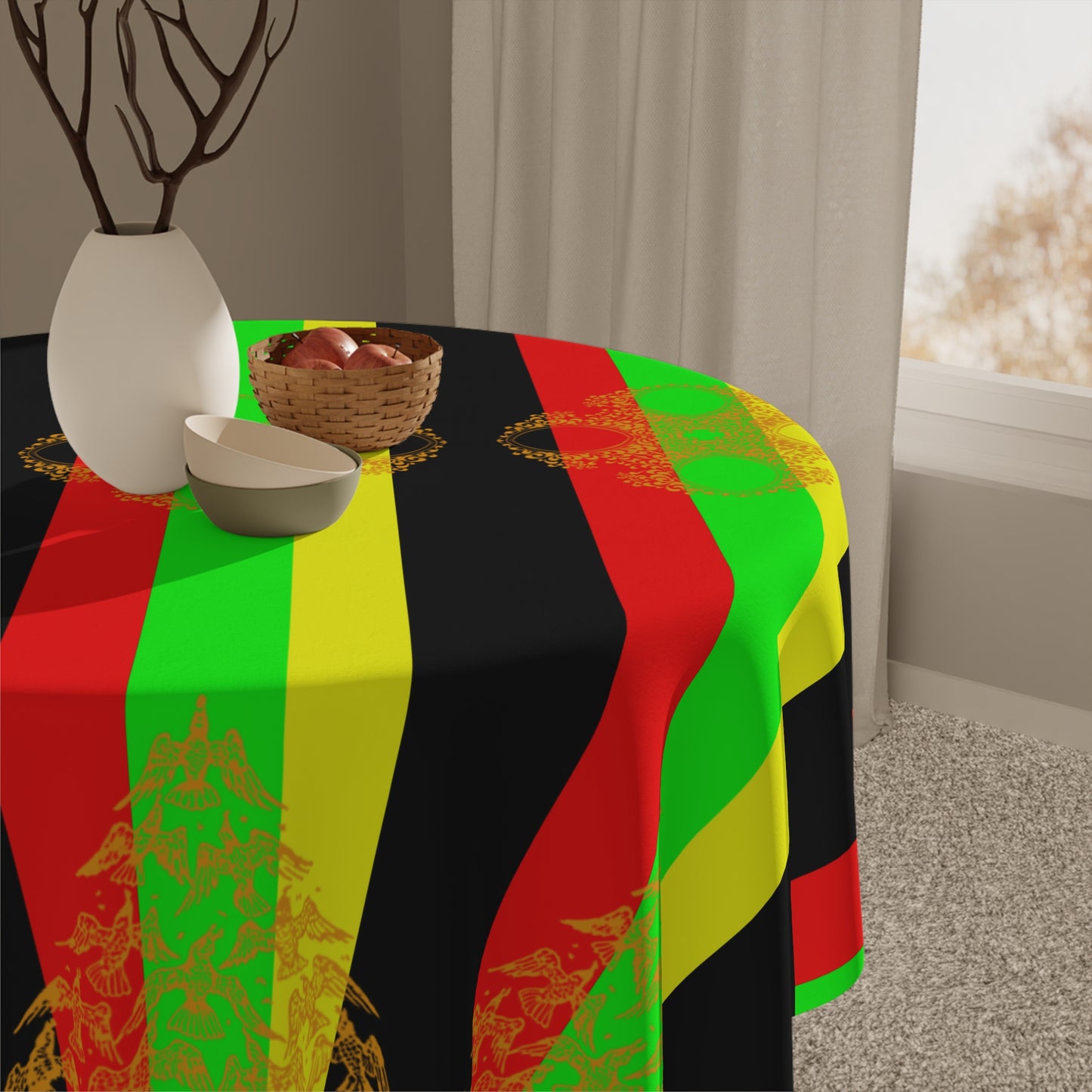 African Knight Tablecloth