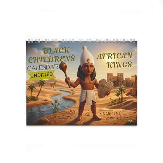 African Kings Wall Calendar — Undated Black Children's History & Culture Calendar