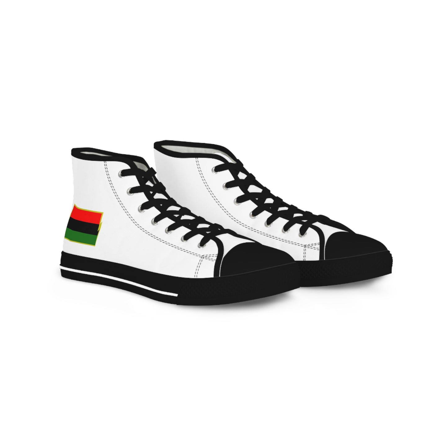 African Diaspora Flag     Men's High Top Sneakers