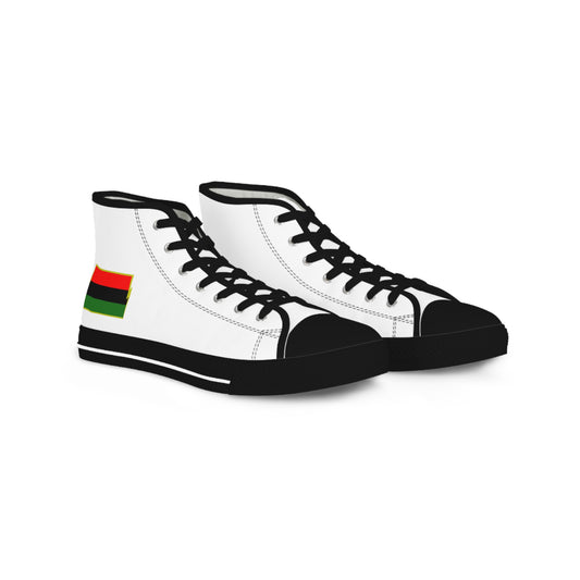 African Diaspora Flag     Men's High Top Sneakers