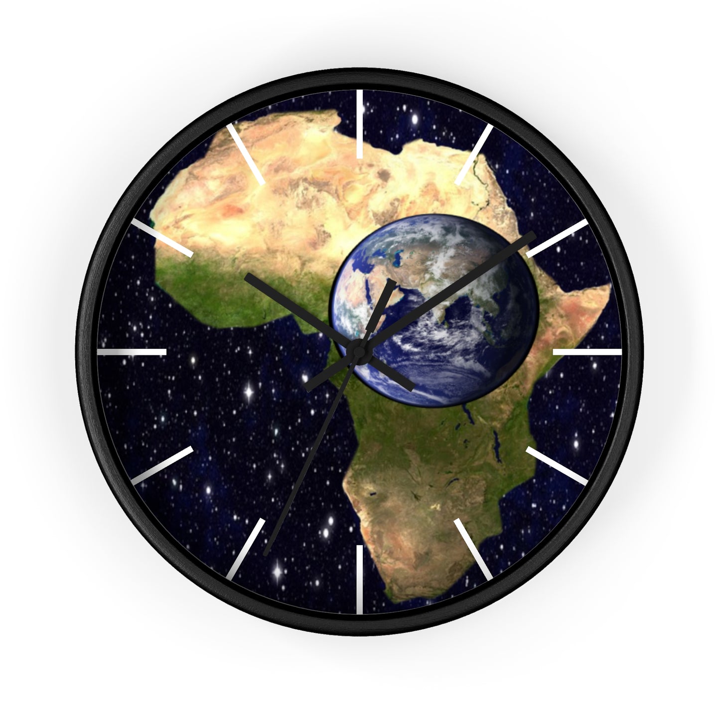 Earth In Africa Wall clock