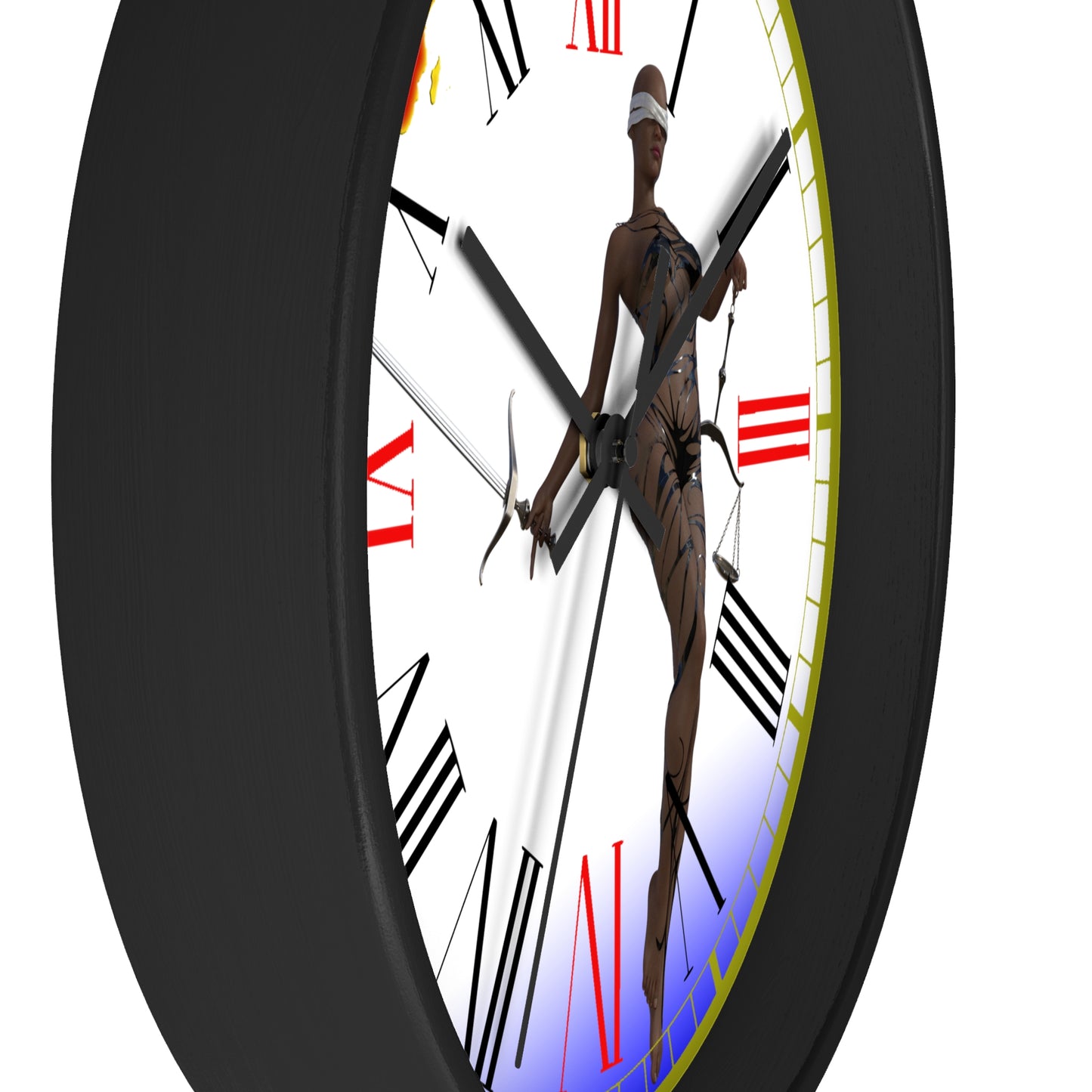 Lady Justice Wall clock