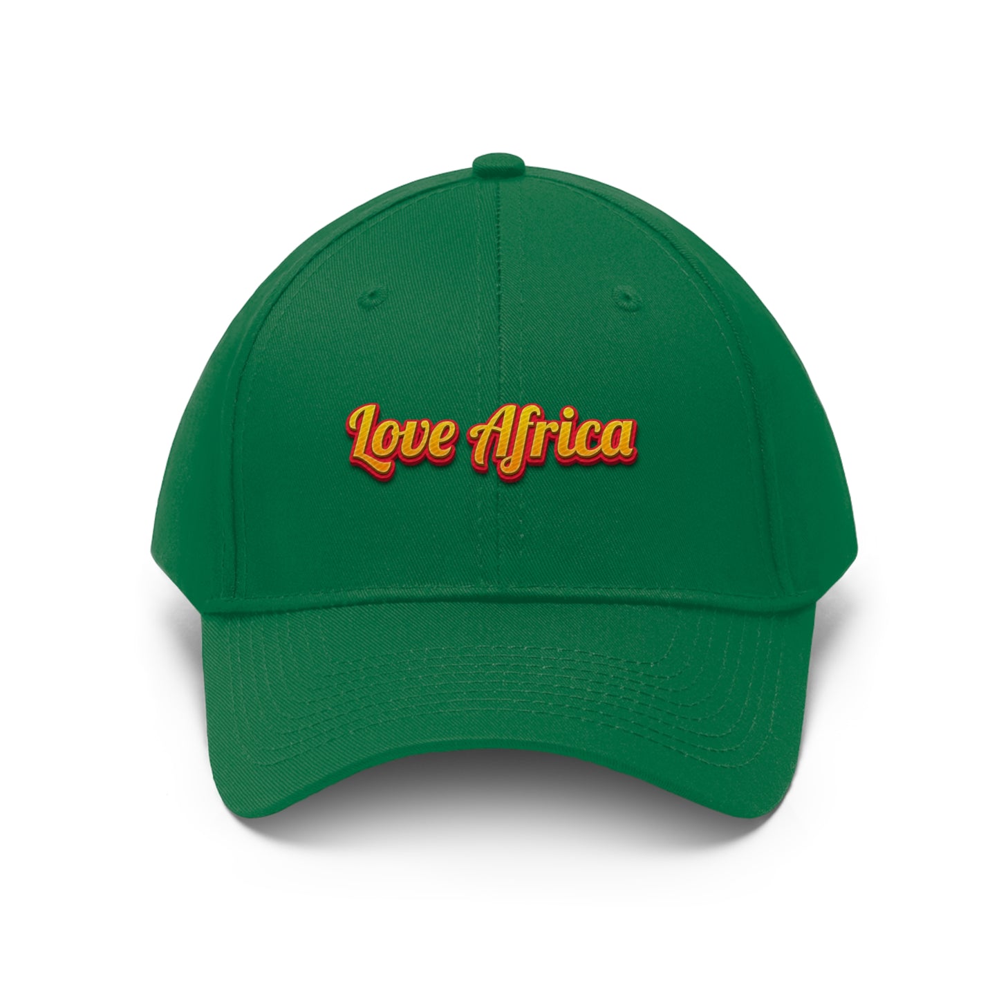 Love Africa (EMBROIDERED ) Unisex Twill Hat