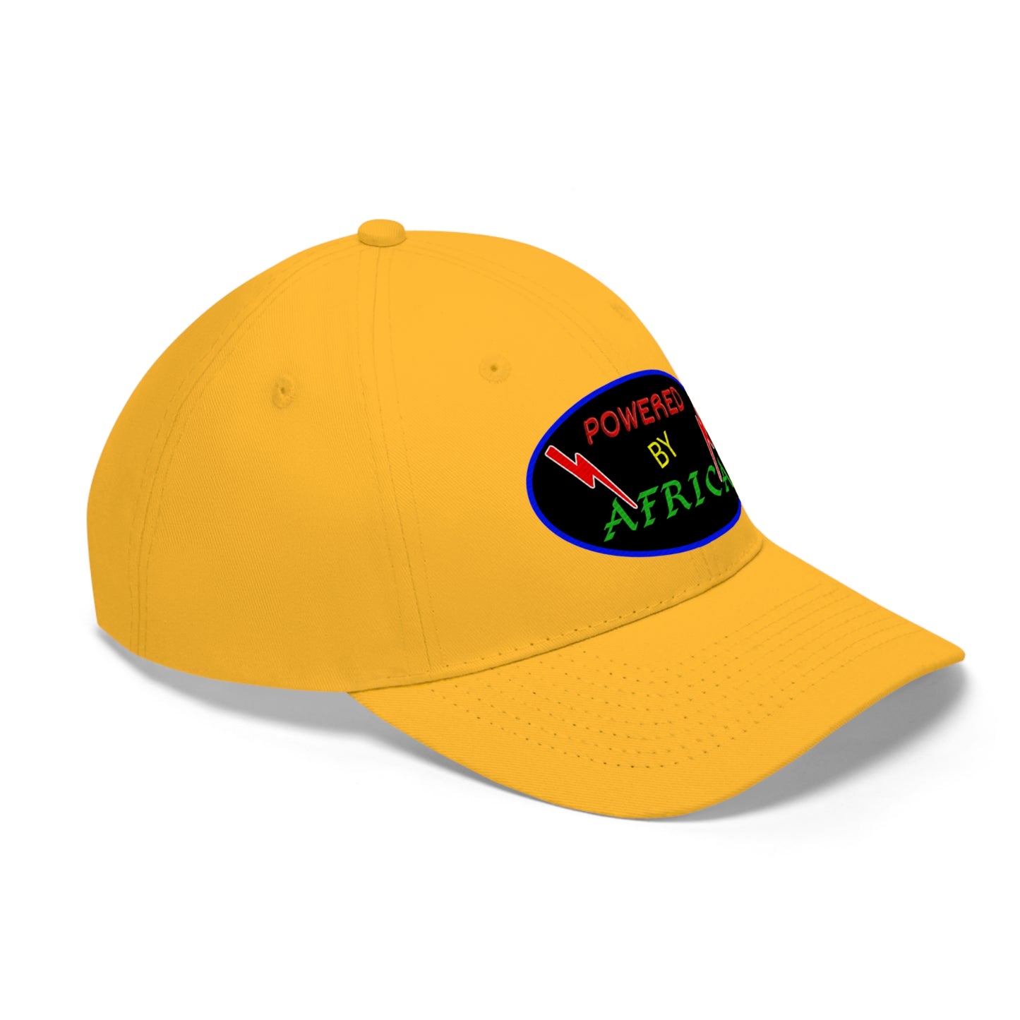 Powered By Africa (EMBROIDERED )  Unisex Twill Hat