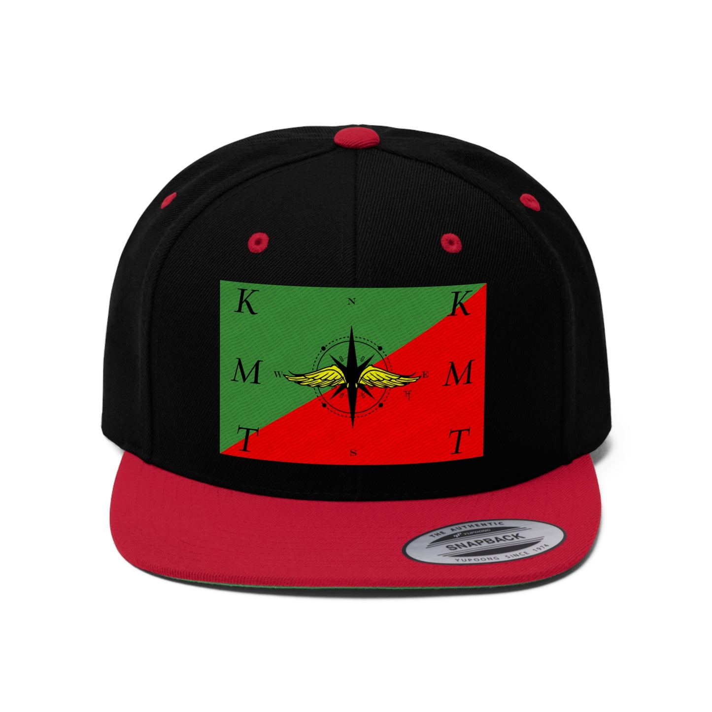 K M T ( KEMET) (EMBROIDERED)  Unisex Flat Bill Hat