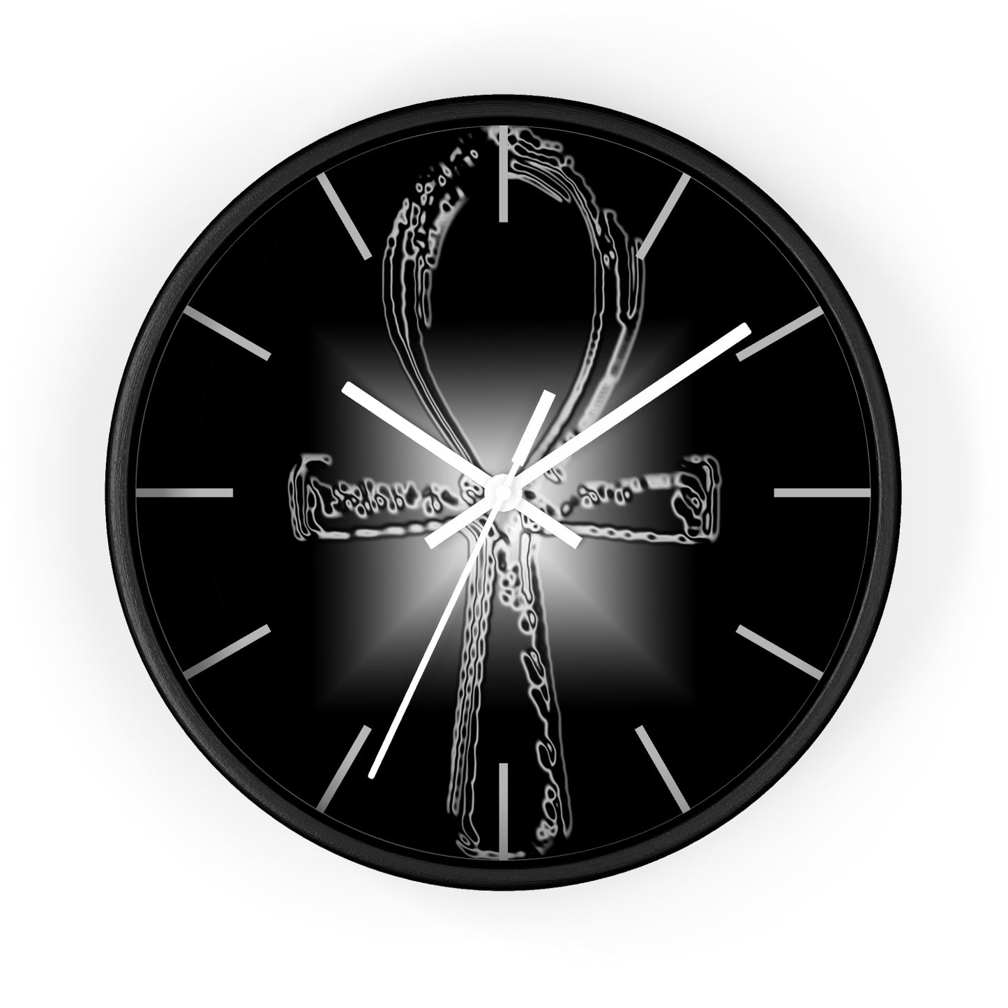 Glass Ankh Wall clock