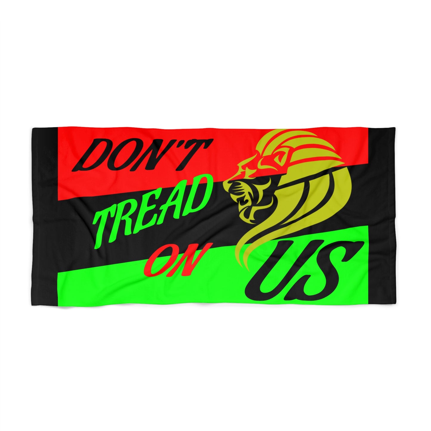 Don't Tread On US Beach Towel