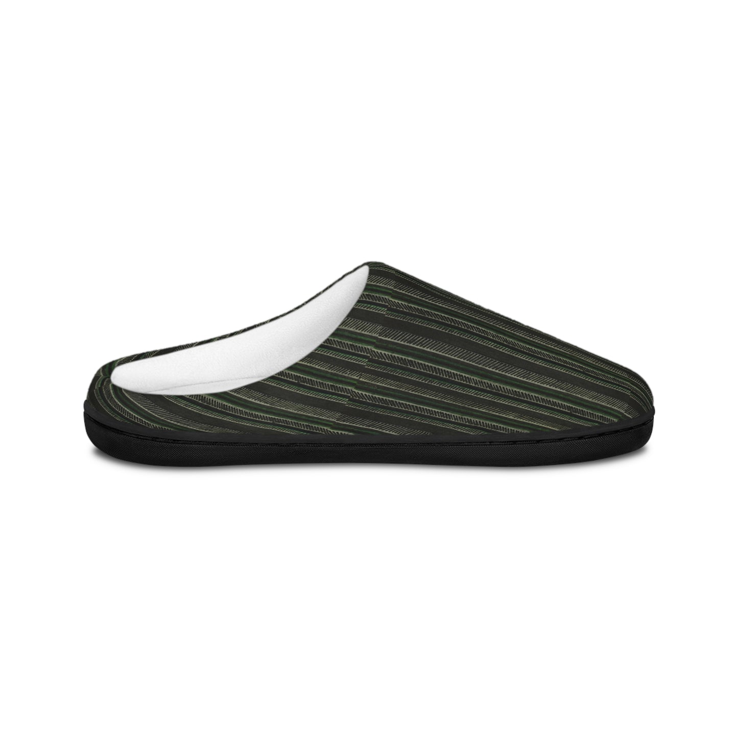 Gray is Black Men's Indoor Slippers