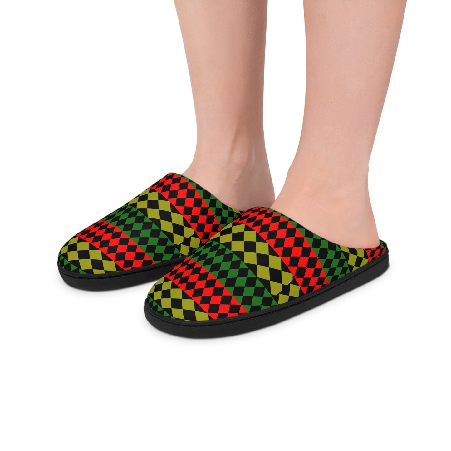 Pan African FLAG Women's Indoor Slippers