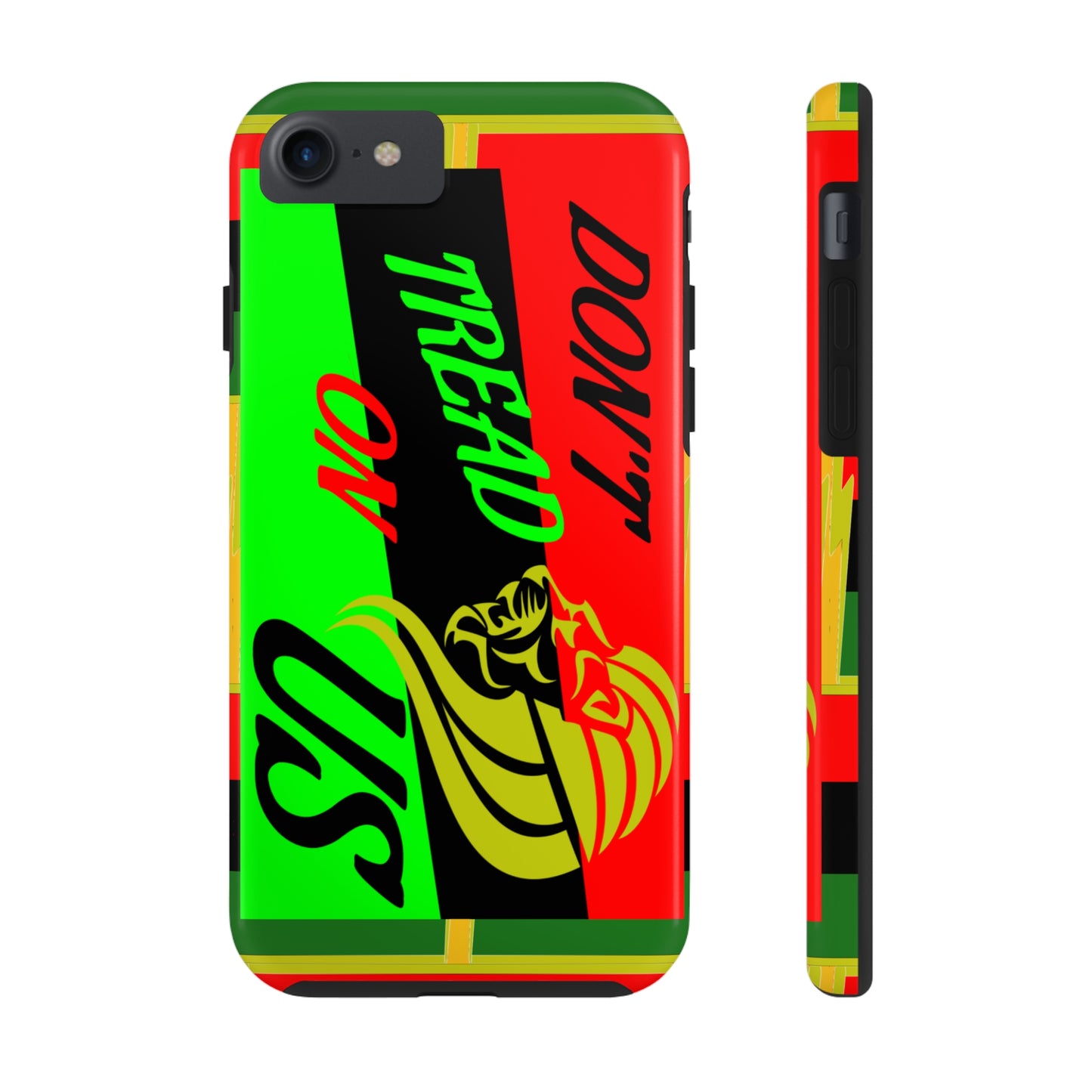 "Don't Tread On Us" African Diaspora Flag Tough Phone Cases, Case-Mate