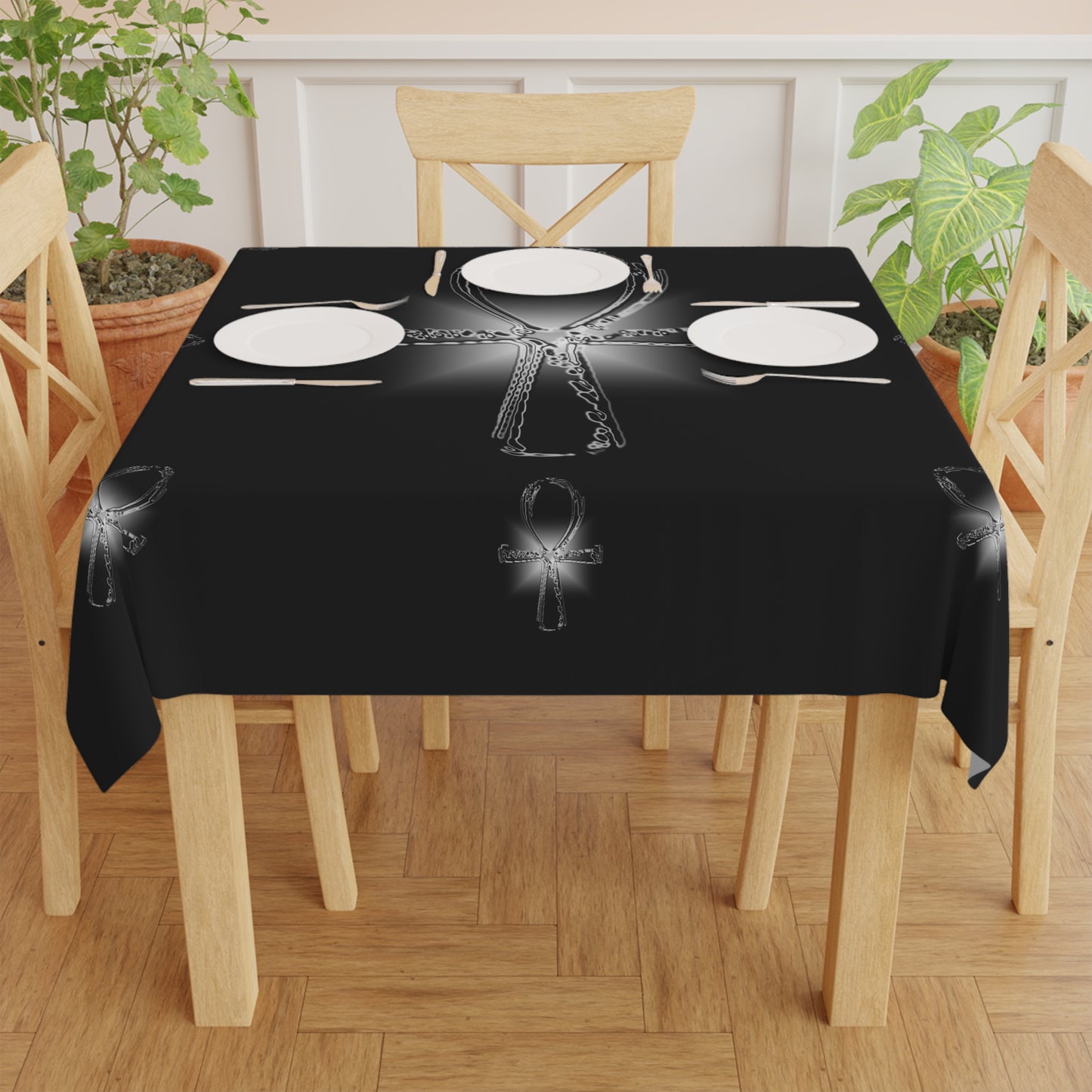 Glass ANKH Tablecloth