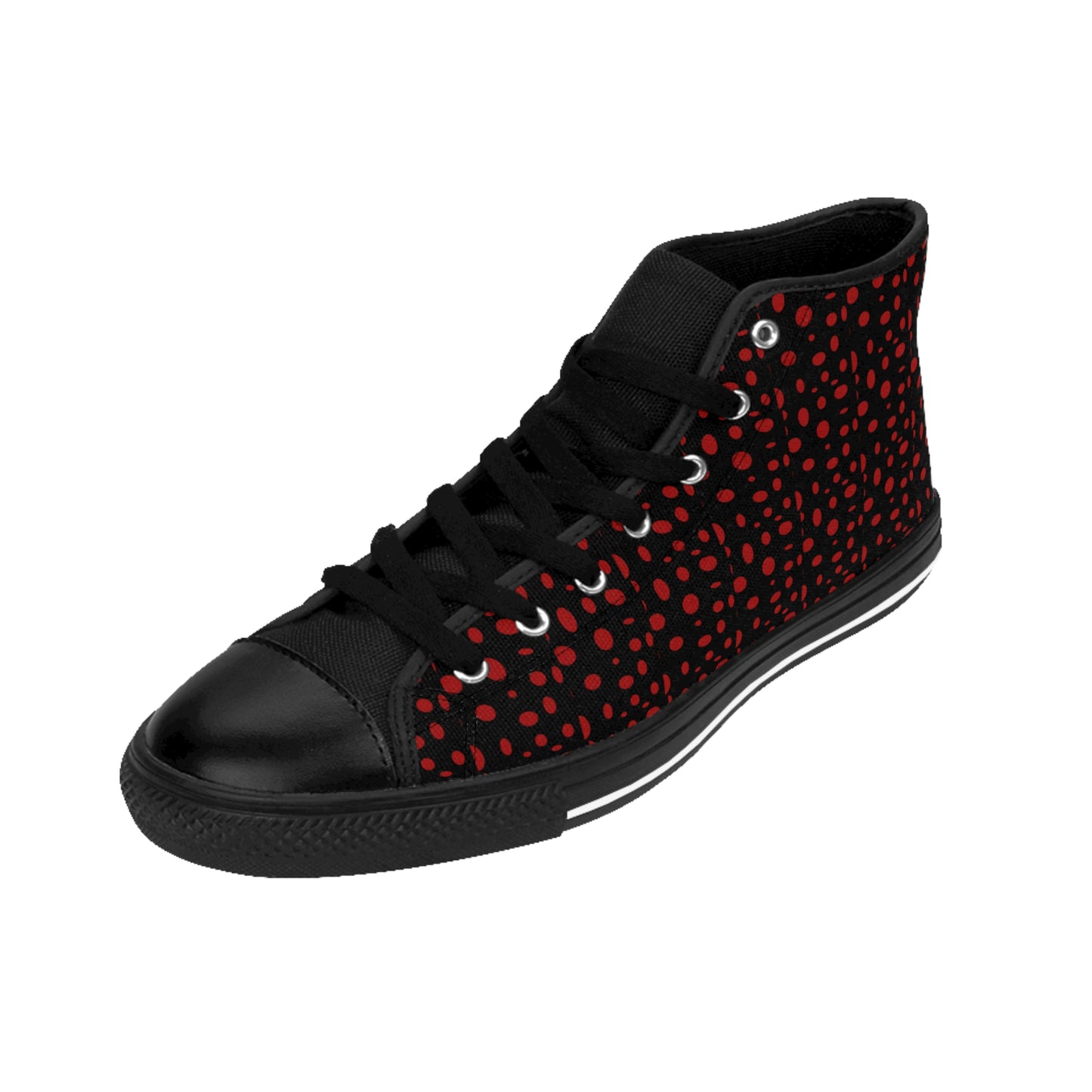 Small Black Ladybug Women's Classic Sneakers