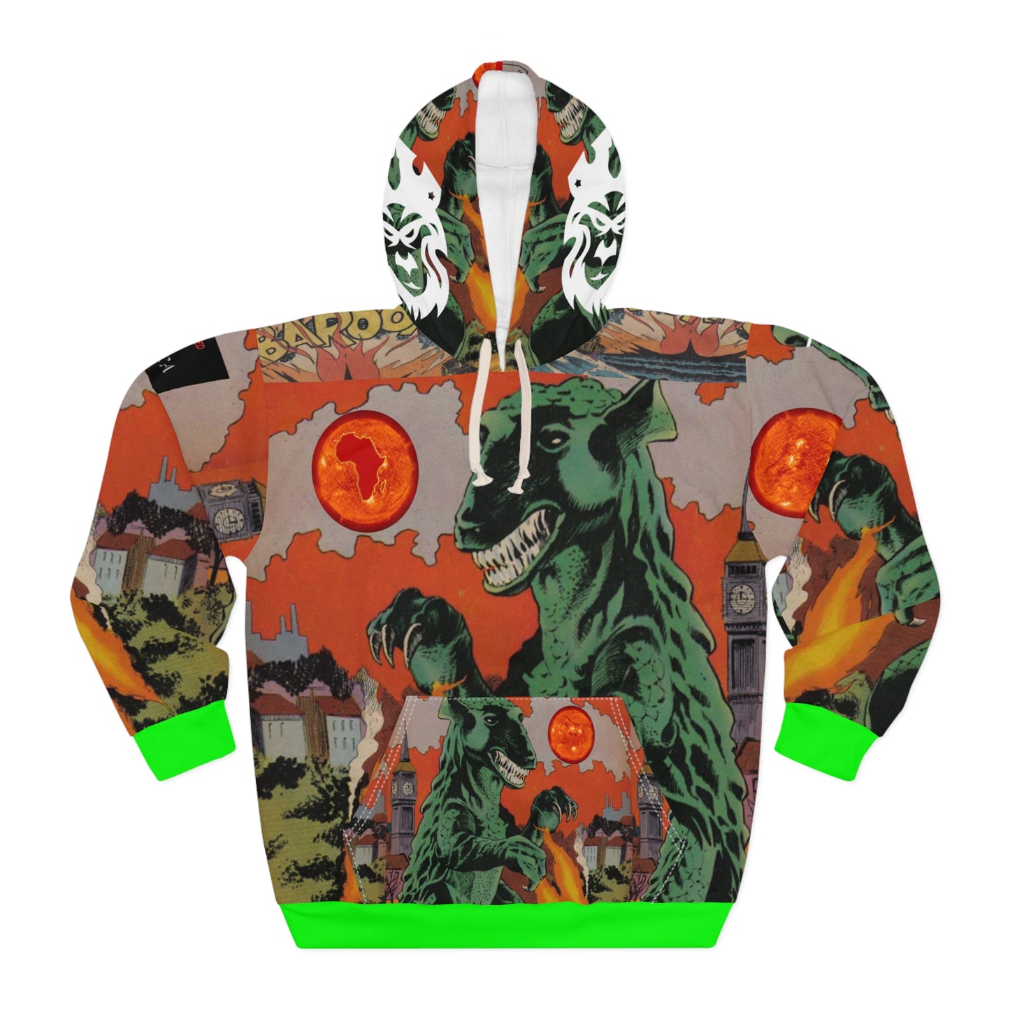 Green Dragon Pullover Hoodie