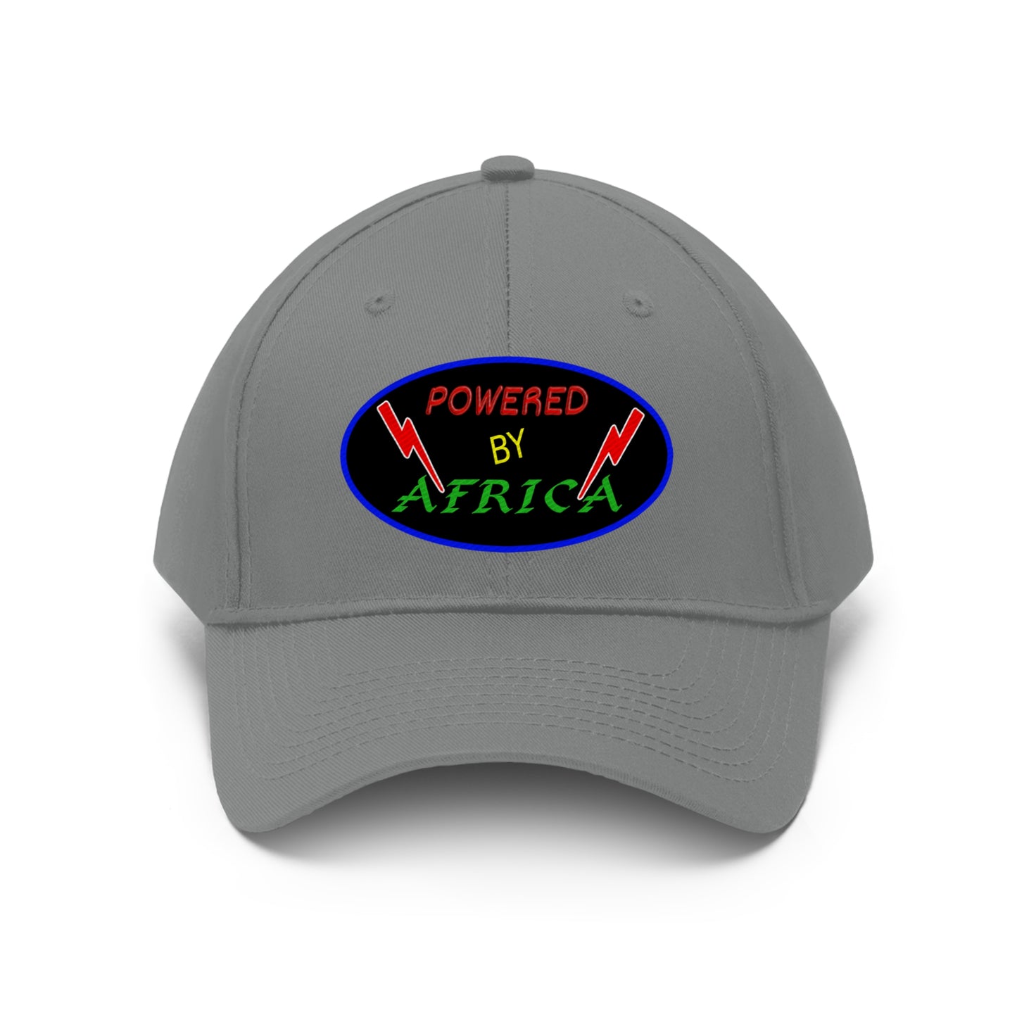 Powered By Africa (EMBROIDERED )  Unisex Twill Hat