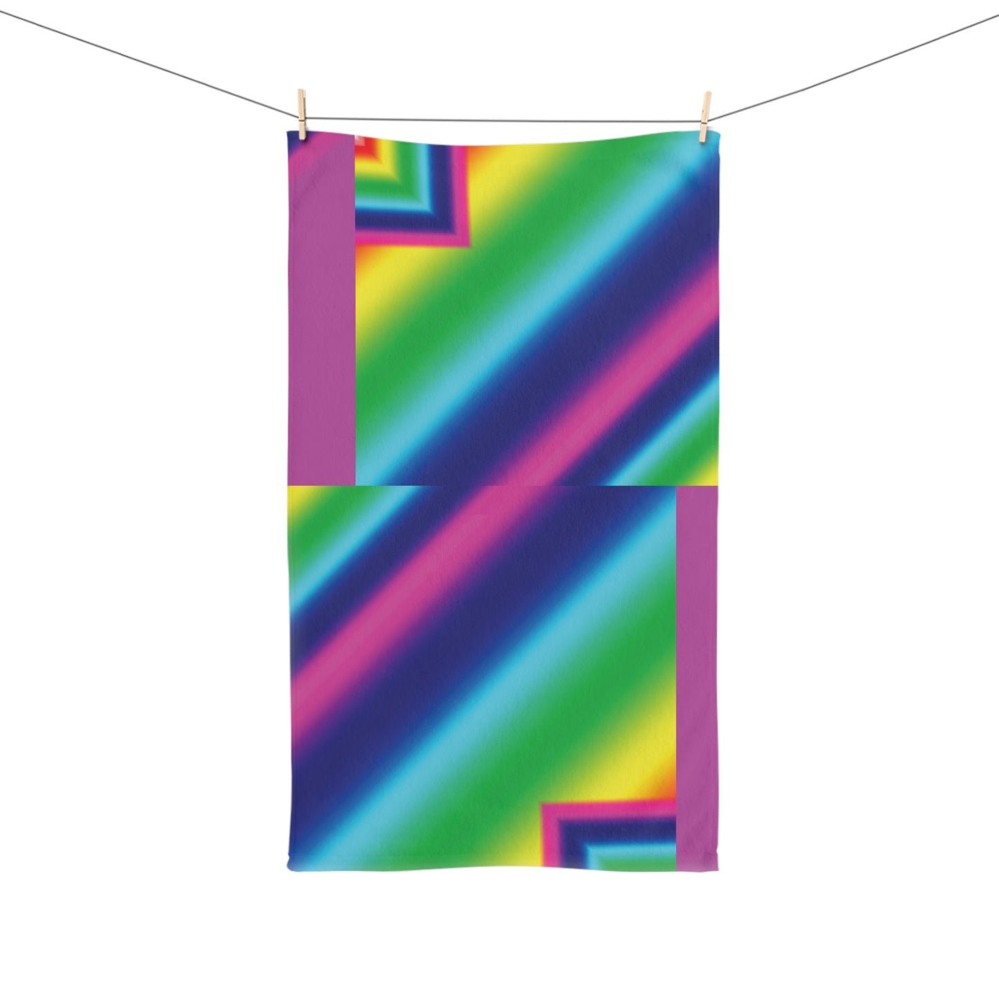 Rainbow Point Hand Towel