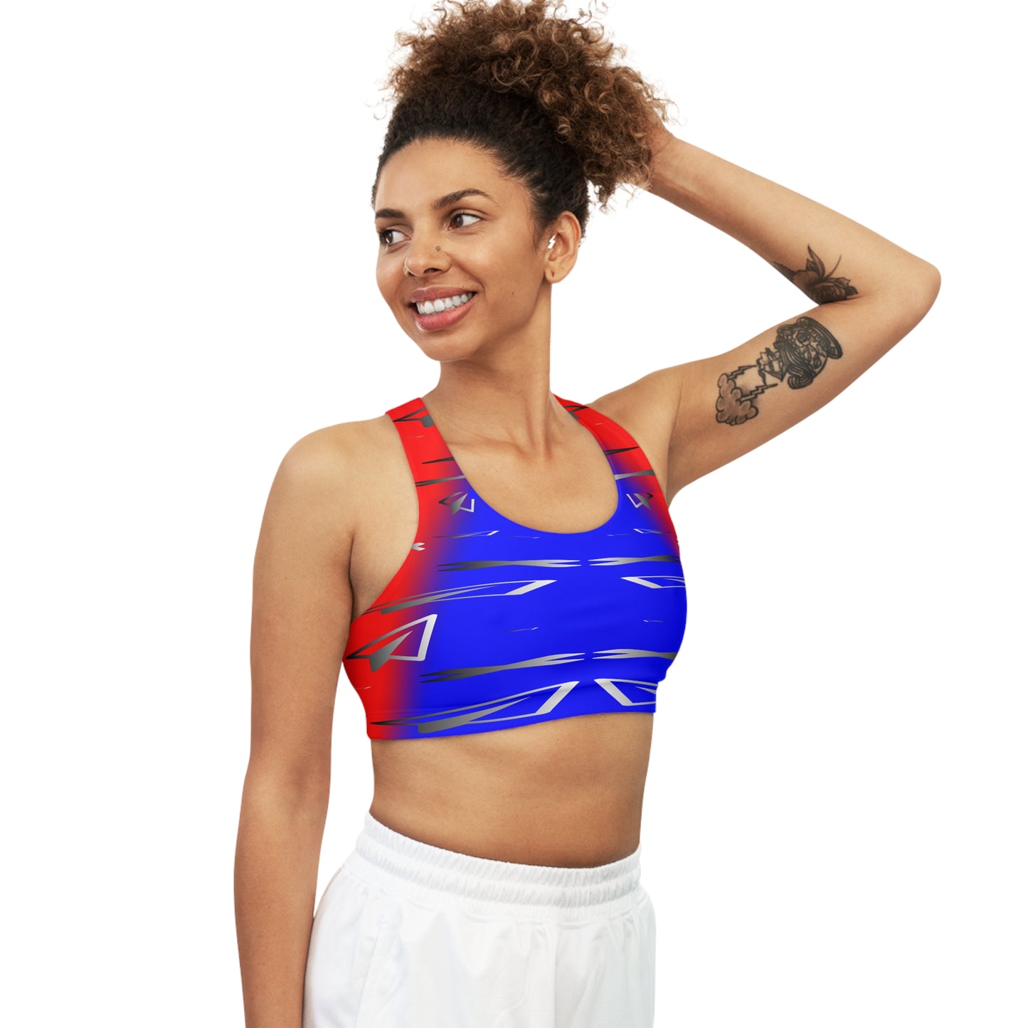 Red Point Seamless Sports Bra (AOP)