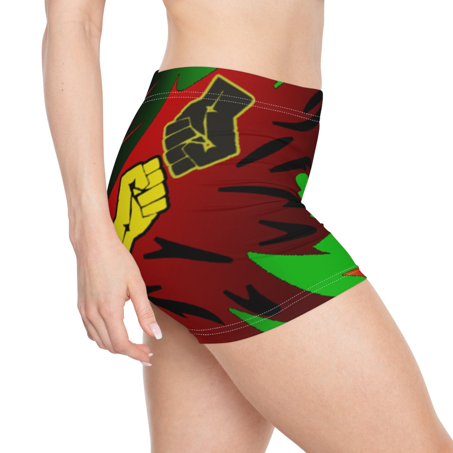 Afro Fire Bird  Women's Shorts (AOP)