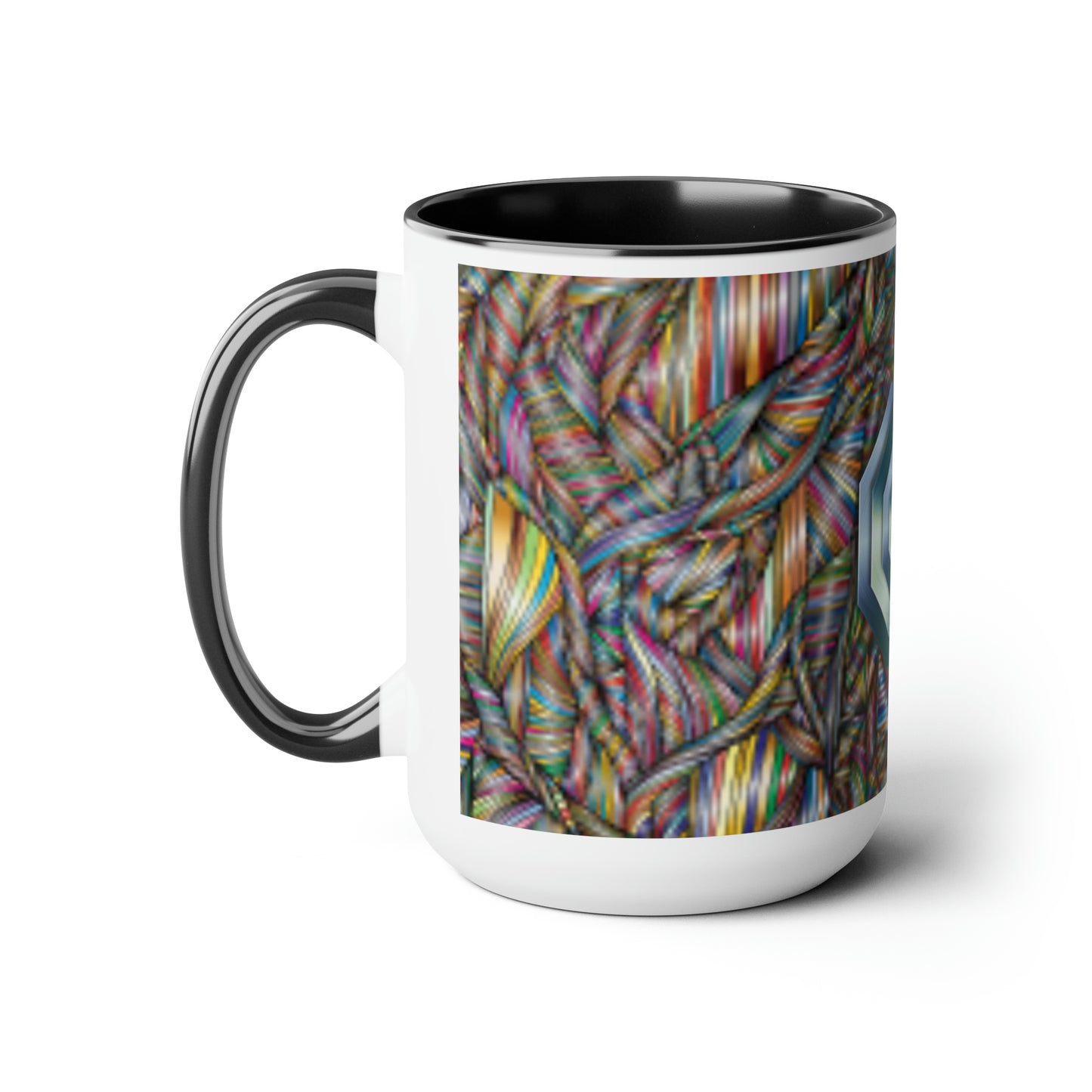 Cerebral Two-Tone Coffee Mugs, 15oz