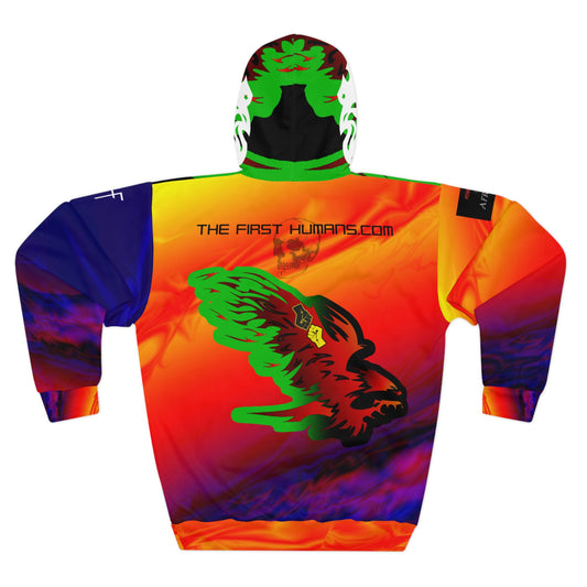 Afro Fire Bird  Pullover Hoodie