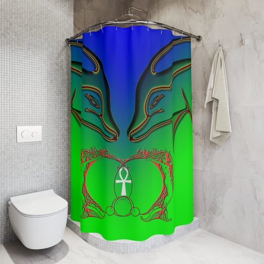 Mammalian Knowledge Polyester Shower Curtain