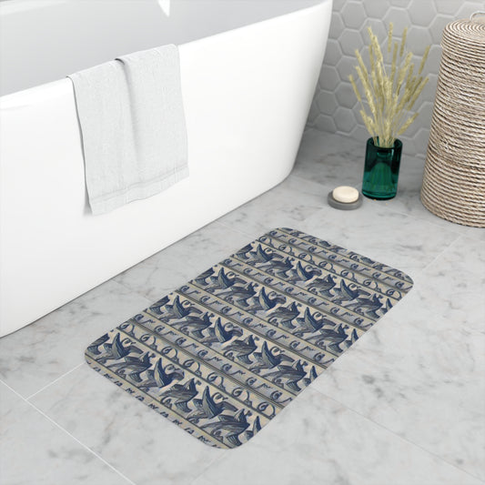 Janet Birds m Memory Foam Bath Mat