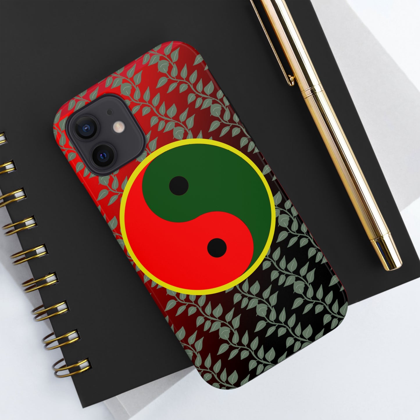 Afro Yen and Yang Tough Phone Cases, Case-Mate