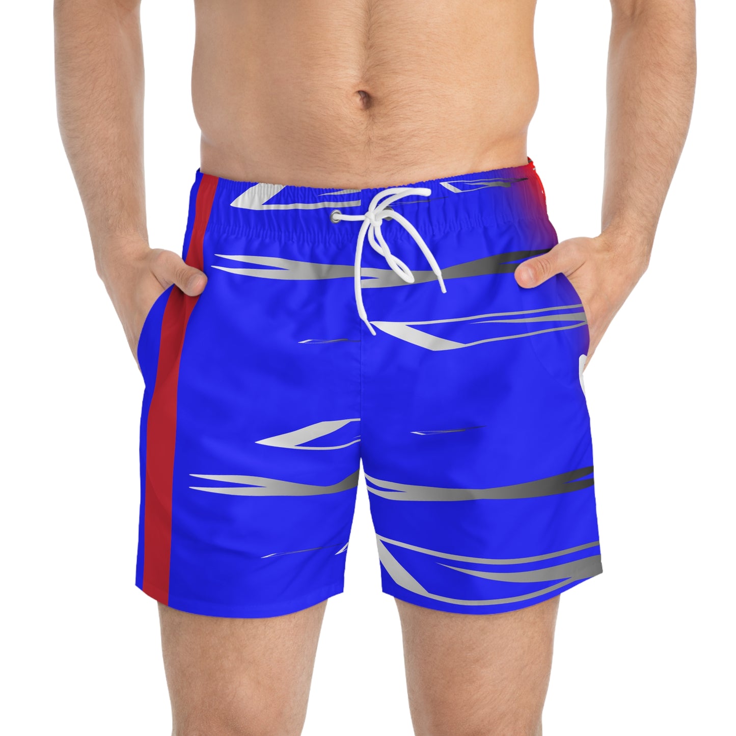 Red Point Men's   Swim Trunks (AOP)