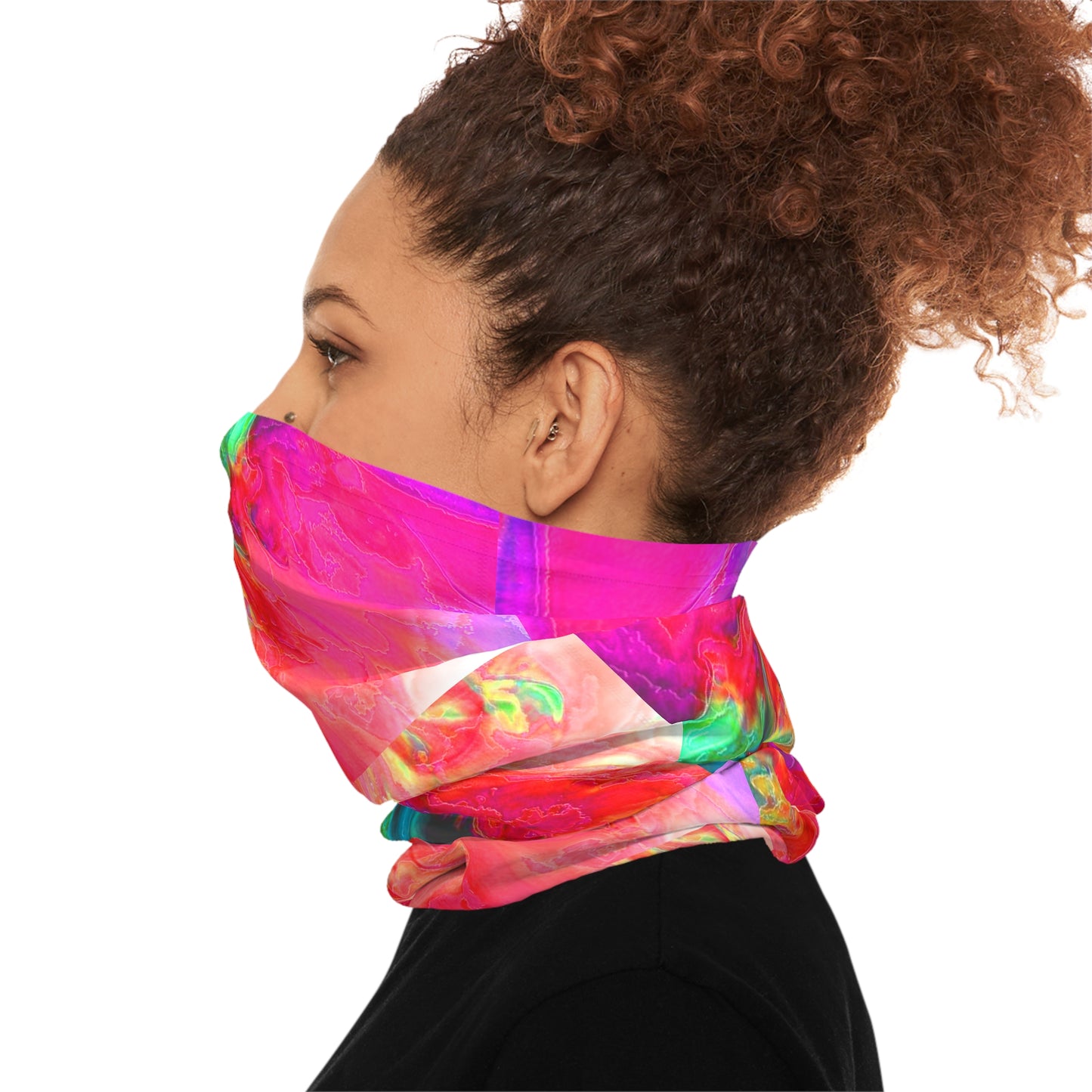 Red Mix  Midweight Neck Gaiter