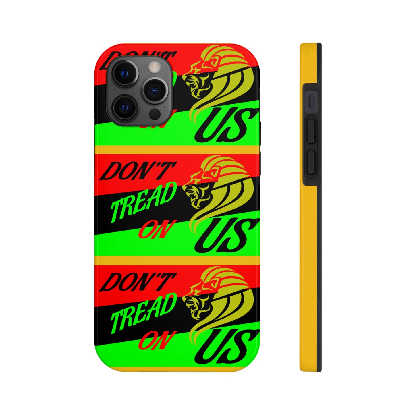 "Don't Tread On Us" African Diaspora Flag X's 3 Tough Phone Cases, Case-Mate