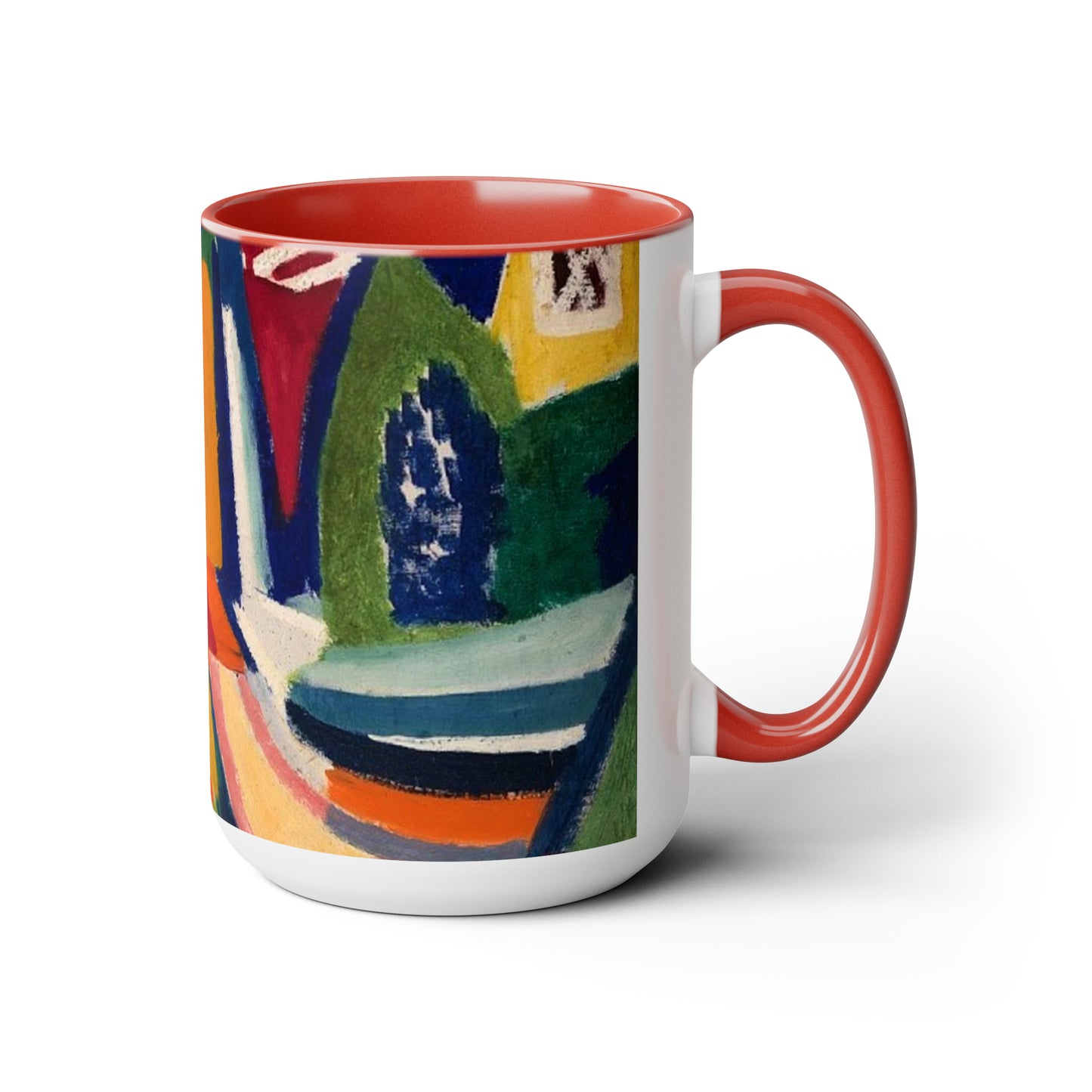 Gondola   Two-Tone Coffee Mugs, 15oz