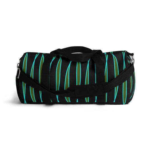 Light Ribbons (Black) Duffel Bag