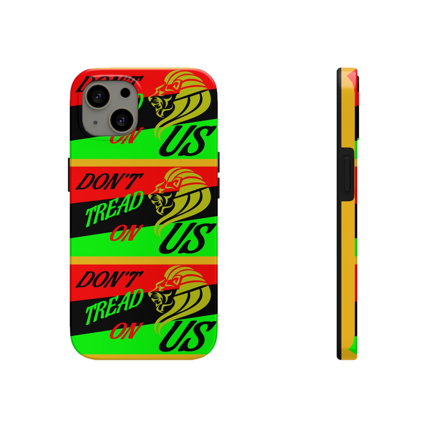 "Don't Tread On Us" African Diaspora Flag X's 3 Tough Phone Cases, Case-Mate